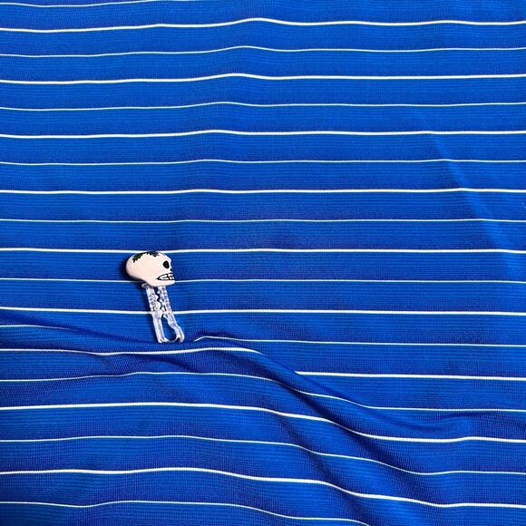 Trump National Golf Polo Under Armour Heat Gear Men's L Turquoise Doral Miami FL - Picture 8 of 9